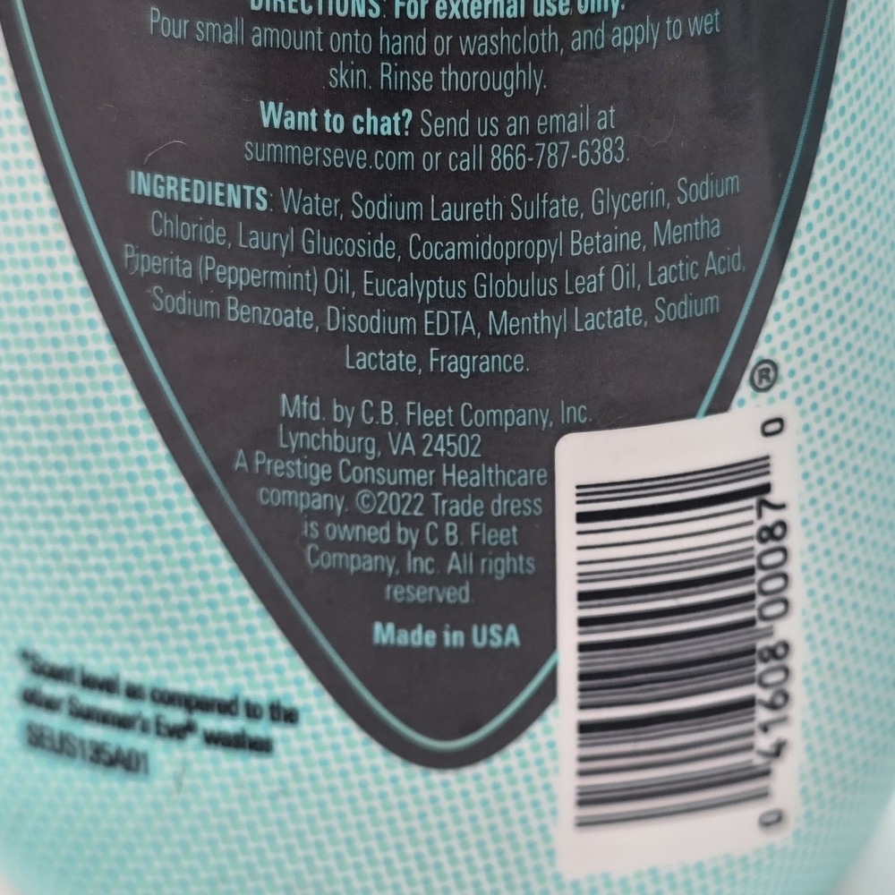 Summer's Eve Active Daily Performance Wash‎ Feminine Care 12oz  2pack - Picture 10 of 11